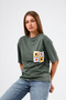 Embroidered Pocket Detailed Crew Neck T-Shirt - 5