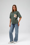 Embroidered Pocket Detailed Crew Neck T-Shirt - 4