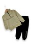Boys' Zippered Stand Collar Seasonal Tracksuit Set for Ages 2-3-4-5-6-7-8-9-10 Years - 2
