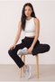Women's High Waist Elastic Waist Lace-Up Straight-Leg Sweatpants Po-3011 - 5