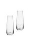 2-Piece Set – Clear Glass Vases, 15 cm