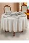 Accacia Lace Cotton Beige Tableware Set 6 Pieces. 160Xyuvarlk 13 Prç.-1606 - 3