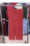 Bürümcük Fabric Lycra Pants with Elastic Waist and Ribbon Detail - 6