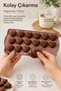 3 Pieces of 18 Heart-Shaped Silicone Chocolate Molds |   Jelibon, Ice Cream, Confectionery, and Mini Dessert Mold |   Bpa Free - 6