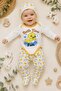 Cute Duck Printed 3-Piece Baby Body Set 0-12 Months