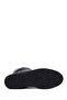 Women's Black Leather Casual Boots Wf190063Dv - 5