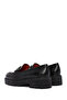 Gritti Women's Black Leather Masculine Loafer with Buckle Detail Af260000Dv - 5