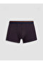 Blue Cotton Flexible Men's Boxer Briefs 3-Pack - 4