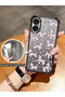 iPhone 16 Compatible Transparent Four-Corner Silicone Coated Glossy Edge Case