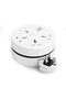 URBANNX Retractable Power Strip Surge Protector with 4 Universal AC Outlets, 2 USB Ports