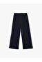 Wide Leg Sweatpants with Elastic Waist - 4