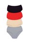 Glb-Stl41414 4 Pieces Tutku Women's High Waist Bato Thick Rubber Panties S11
