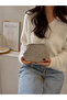Hand Knitted Glittery Chain Strap Bag – 24X17 cm