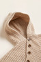 Newborn Baby Star Knitwear Jumpsuit with Hood 0-6 Months - 7