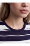 Lcw Vision Crew Neck Striped Women's Knitwear Undershirt - 3