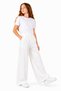 Girl's Street Comfort Wide Leg Loose Cut High Waist Linen Trousers 2582 - 2