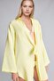 100% Cotton Regular Fit Muslin Light Yellow Beach Shirt H8030Ax26Sp - 3
