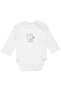 Unisex Ecru Water Green Squirrel Embroidered Cardigan 3-Piece Set - 5