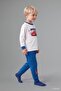 Cars Printed Long Sleeve Top Elastic Leg Bottom 2-Piece Pajama Set Baby Boy I1766A526Au - 3