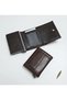 100% Genuine Leather Credit Card Holder and Wallet with Mechanism and Coin Slot - 2