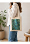Water Lily, Nature Themed, Raw Fabric Bag, Sublimation Printing, Shoulder Bag, Shopping Bag - 2