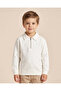 Boys Cream Zipper Polo T-Shirt