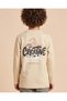 Boys Beige Creative Print Long Sleeve T Shirt - 4