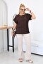Plus Size Ornamental Pocket Buttoned Blouse - 4