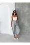 Women's Trendy Trousers with Waistband and Elastic Cuffs - 6