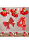 Istoch Cherry Themed Luxury Birthday Celebration Set Age-4