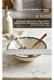 Premium 6-Piece Bowl Set - 14 cm Green Rustic Presentation Plate - 3