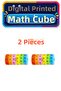 Digital Printed Math Cube 2 Pieces Educational Toy Intelligence Developmental Children's Game