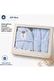 Hooded Embroidered Baby Bathrobe Set of 3 (Bathrobe + Towel + Slippers) - 5