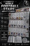 Football Player Playing Card 55 Pieces Silver Series Pocket Flexible Unbreakable Shiny Card + Album with Gift