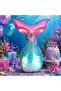 Mermaid Tail Foil Balloon 85X52 cm Birthday Party Decoration