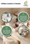 4-Piece Storage Box with Lid 4 Lt Multi-Purpose Organizer Bathroom Kitchen Cabinet Organizer - 2