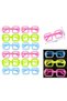 Phosphorescent Square Model Glow Party Glasses That Burn in the Dark Glasses 12 Pieces