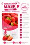 10 Pieces Strawberry Extract Facial Mask Moisturizing and Brightening Paper Mask - 2