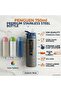 Steel Bottle 750 ml (304) with Manual Straw Lid Penguen - 6