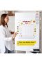 Transparent Yaz-Sil Weekly Menu Planner with Static Cling Feature 40 X 40 cm (Model-3)