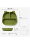 Baby Feeding Set with Cat Figure Green 4-Piece Silicone Food Set – Bpa-Free - 2