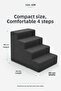 4-Step Cat and Dog Ladder 54X40X40 Cm, Hard Foam with Washable Cover with Zipper - 7