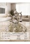 Silver Color Embossed Ottoman Motif 8-Piece Tray Set for Tea, Coffee and Zamzam - Dowry Gift - 2