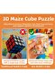 3D Maze Intelligence Cube Educational Mind Game Patience and Focus Toy with Steel Balls Ages 3+ - 4