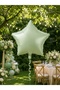 Retro Green 18 Inch Star Foil Balloon Birthday Party Decoration