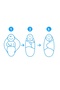 100% Cotton Swaddle for 0-4 Months Baby, Velcro Fastening, Soft Combed Cotton Fabric, Breathable Sleeping Bag Stl7246 - 7