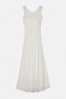 White Lace Strap Maxi Length Lace Back Lined Event Dress Tdrss26El00072 - 4