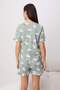 Teen Mint 100% Cotton Sleep Theme Lamb Patterned Ruffle Knitted Pajamas Set Thmss26Pt00151 - 7