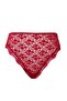Burgundy Half Fixed Covered Lace Piece Large Size Babydoll & Panties Set Tbbss26Dh00009 - 7