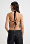 Black Degaje Collar Stone Accessory Dangle Knitted Party Blouse Tprss26Bz00091 - 4